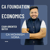 CA Foundation Economics | Exam-Oriented Batch By CA Mohnish Vora | For Jan 26 Exams